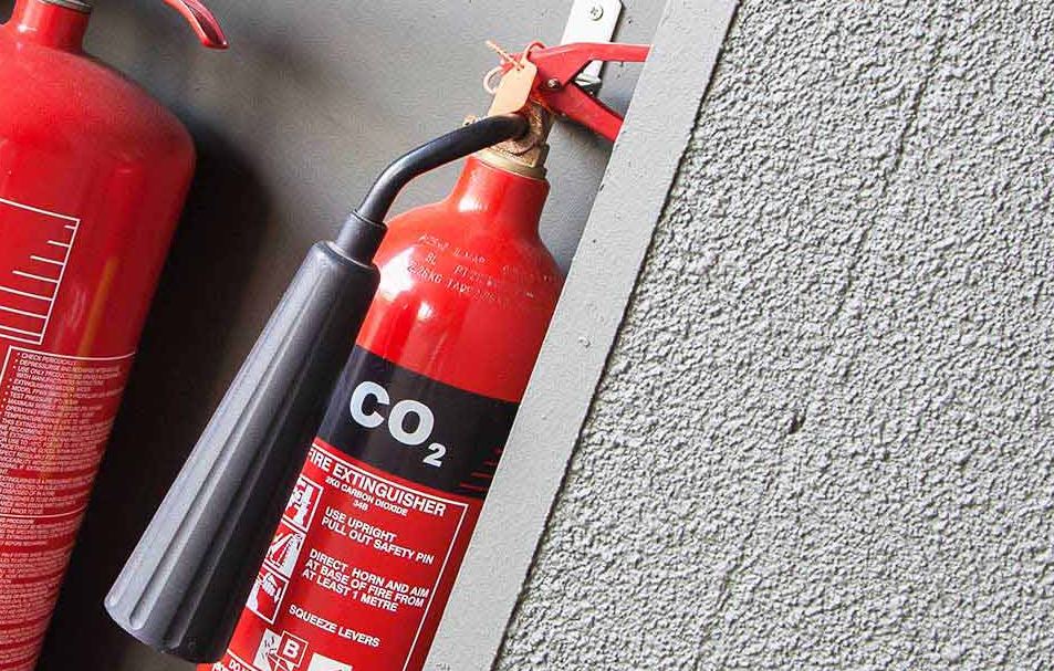 CO2 fire extinguishers
